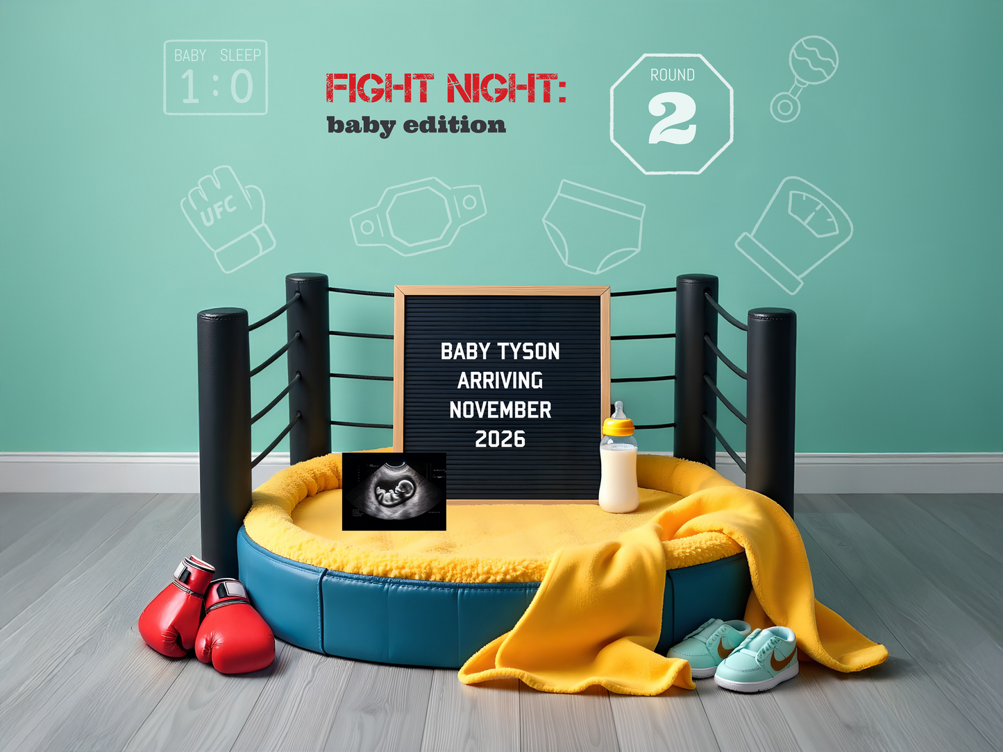 Fight Night Pregnancy Announcement