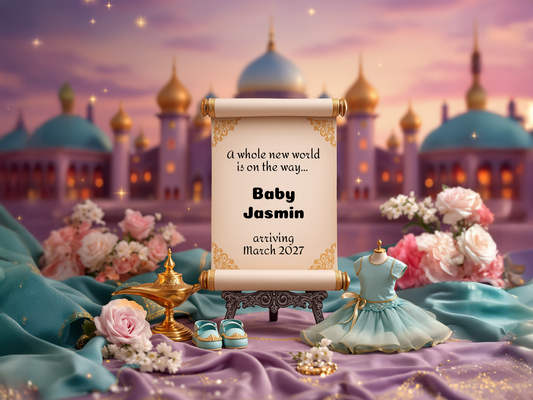 Princess Jasmine Pregnancy Announcement
