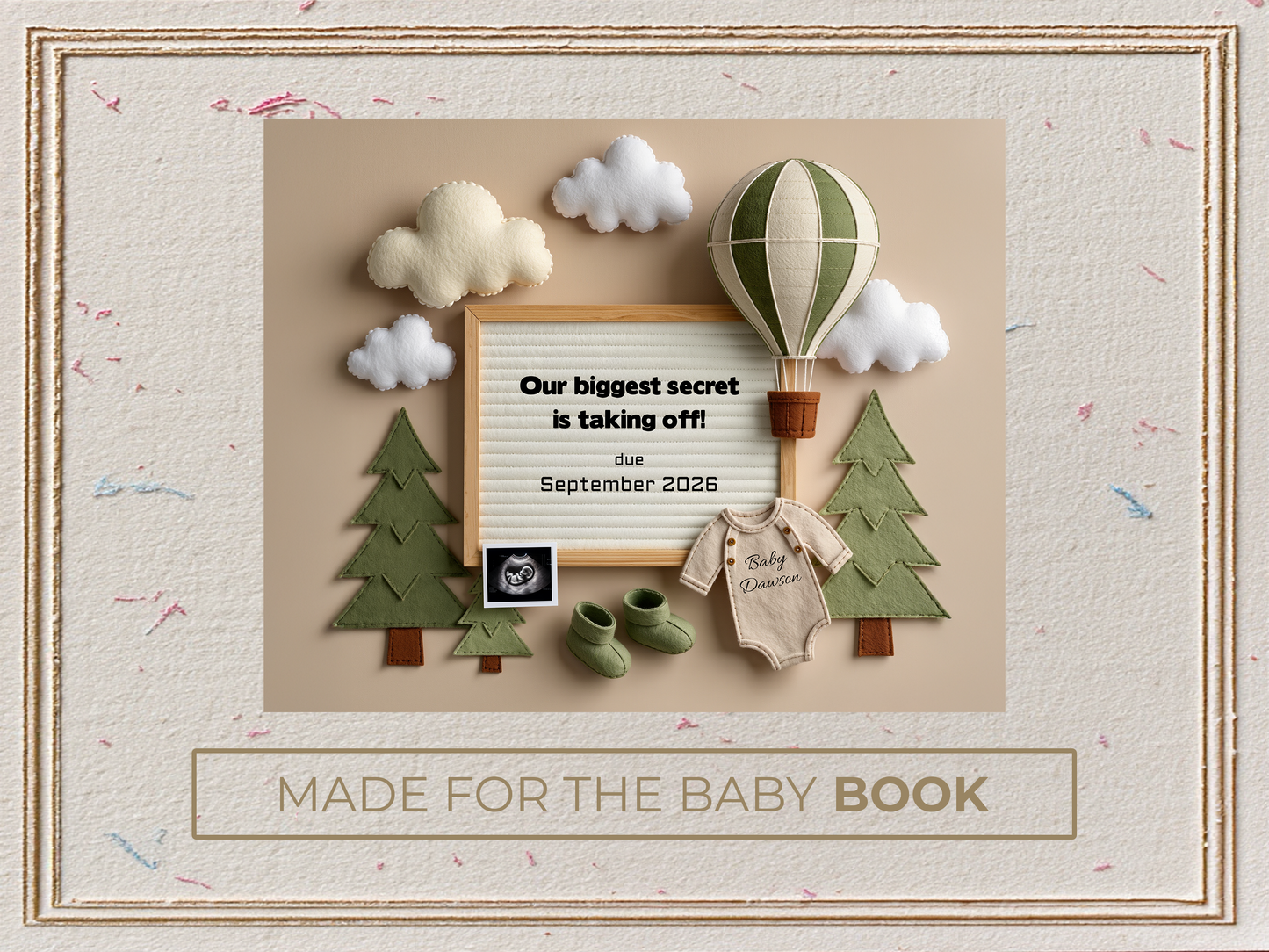 Hot Air Balloon Pregnancy Announcement