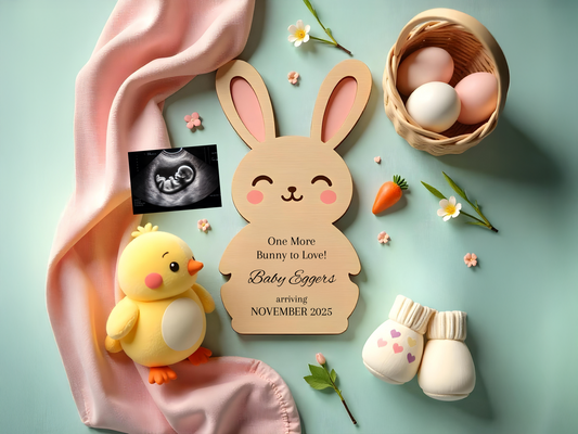 Kawaii Easter Chick Pregnancy Announcement